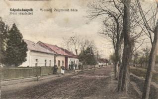 Kápolnásnyék, Fő út, Wesseli Zsigmond háza, Főút, Wesseli Zsigmond kiadása