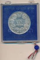 1974. 100Ft Ag "KGST" eredeti plombált MNB plasztiktokban T:BU  Adamo EM43