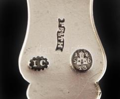 Monogramos ezüst kanál, Ag., 28gr.,jelzett,15cm / 
Monogrammed silver spoon, Ag., 28gr., Signed, 15...