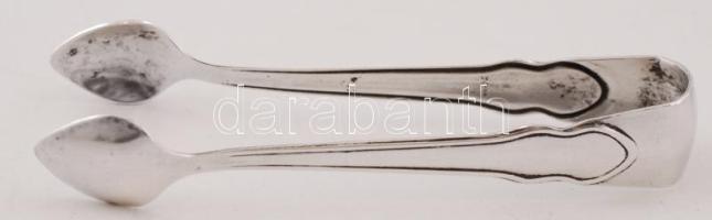 Ezüst cukorfogó, Ag., 17gr.,jelzett,10cm /  Silver sugar tongs, Ag., 17gr., signed, 10cm