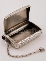 Ezüst dobozka, Ag., 55gr.,jelzett,6x3,5cm/ Silver little box  silver, Ag., 55g., Marked, 6x3,5cm