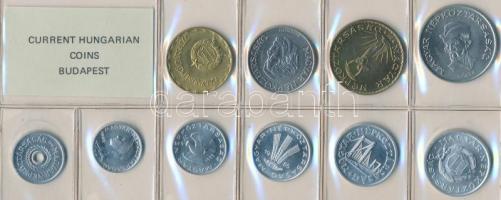 1985. 2f-20Ft 10db klf érmés forgalmi sor fóliatokban T:1