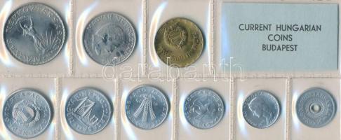 1976. 2f-10Ft 9db klf érmés forgalmi sor fóliatokban T:1