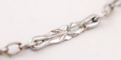 Ezüst (Ag.) óralánc, jelzés nélkül, h:33 cm, nettó: 4,7 g