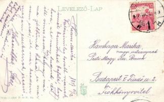 Brassó, Kronstadt, Brasov; Cérna utca, Nemzeti Bank, Heinrich Zintz üzlete / street, national bank, ...