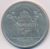 1930. 5P Ag "Horthy jobbra" T:3 Adamo P8