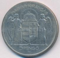 1930. 5P Ag &quot;Horthy jobbra&quot; T:3 Adamo P8