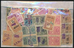 1940-1949 kb. 155 db román segélybélyeg ömlesztve