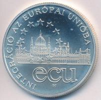 1995. 1000Ft Ag "Integráció az EU-ba-ECU" T:BU ujjlenyomat