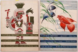 1937 Natural History, 2 száma, sok illusztrációval