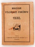 Magyar földrajzi évkönyv az 1930. évre. Szerk.: Teleki Pál, Karl János, Kéz Andor. Bp., 1930. /Teleki Samu gróf/, 253 l, 1 lev, 1 kih. térkép