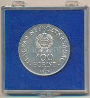 1972. 100Ft Ag "Budapest" bontott plasztitokban T:BU oxidáció