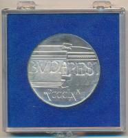 1972. 100Ft Ag "Budapest" bontott plasztitokban T:BU oxidáció