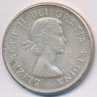 Kanada 1963. 50c Ag "II. Erzsébet" T:2 
Canada 1963. 50 Cents Ag "Elizabeth II"...