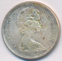 Kanada 1965. 50c Ag "II. Erzsébet" T:2 patina 
Canada 1965. 50 Cents Ag "Elizabeth I...