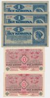 1916. 1K (2x) sorszámkövetők + 1920. 1K (3x) sorszámkövetők T:I,I-