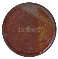 1984. "Magyarország - Ausztria Bélyegkiállítás - Budapest 1984" eozin mázas Zsolnay porcel...