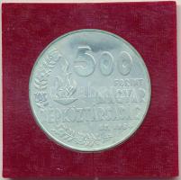 1984. 500Ft Ag "Los Angeles-i Nyári Olimpia" eredeti tokban, tanúsítvánnyal T:BU