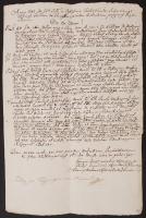 1799 Nyáry Mihálynak Szentiványi Miklós özvegye, Jánoky Rozália ellen indított perének iratanyaga, a...