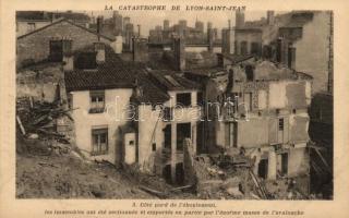 Lyon-Saint-Jean, l'eboulement / landslide damage