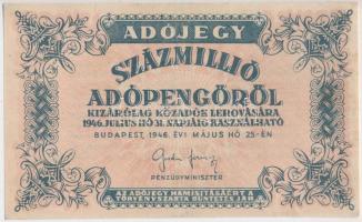 1946. 100.000.000AP T:restaurált