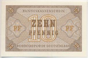 NSZK 1967. 10pf "Szövetségi Pénztárjegy" T:I
FRG 1967. 10 Pfennig "Bundeskassenschei...