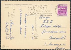 1965 Brezanóczy Pál érsek által megírt és aláírt képeslap