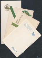 cca 1943-1975 Meghívók különböző katonai rendezvényekre, 7db