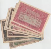 22db-os vegyes korona bankjegy tétel T:vegyes