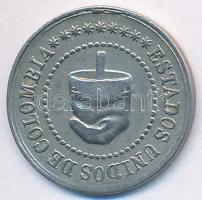 Kolumbia 1886. 2 1/2c Cu-Ni T:2,2-
Colombia 1886. 2 1/2 Centavos Cu-Ni C:XF,VF