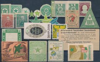 24 db Eszperantó témájú levélzáró
