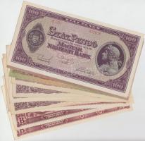 25db-os hajtatlan pengő bankjegy tétel T:I-