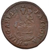 1705KB Rézpoltúra "II. Rákóczi Ferenc" (2.55g) T:2-,3 Hungary 1705. Poltura "Francis II Rákóczi" Kremnitz (2.55g) C:VF,F Huszár: 1549., Unger II.: 1139.a