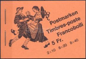 Folklore stamp booklet, Népszokások bélyegfüzet