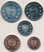 Feröer-szigetek 2011. 25o-5K (5xklf) fantáziaveret T:1-,2
Faroe Islands 2011. 25 Oyru - 5 Kronur (5...