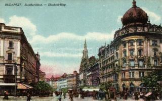 Budapest VI. Erzsébet körút, villamos, fogorvos (EK)