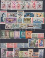 1956-1960 Olimpia motívum 10 klf sor + 7 klf önálló érték 3 db stecklapon, 1956-1960 Olympics motive 10 sets + 7 individual values