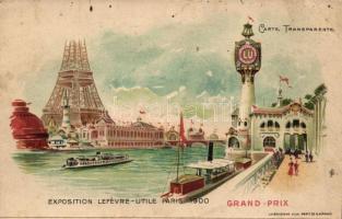 1900 Paris, Exposition Lefevre-Utile, Grand Prix, hold to light litho