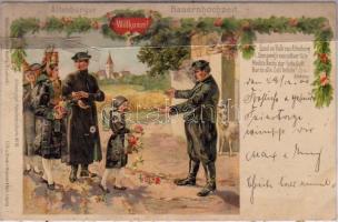 Altenburger Bauernhochzeit C Litho