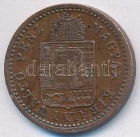 1891KB 1kr Cu "Fiumei címer" T:2-