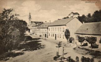 Alsólendva, templom, utca / church, street (fa)