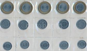 Kambodzsa 1994. 100R (5x) + 200R (5x) + 500R (5x) zárt fóliacsomagolásban T:1 Cambodia 1994. 100 Riels (5x) + 200 Riels (5x) + 500 Riels (5x) in foil packing C:UNC