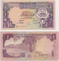 Kuvait 1968. 1/2D + 1D T:III Kuwait 1968. 1/2 Dinar + 1 Dinar C:F