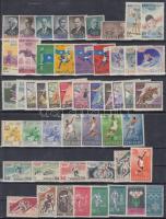 1959-1962 Olimpia motívum 7 klf sor + 2 klf önálló érték 2 db stecklapon, 1959-1962 Olympics motive 7 sets + 2 individual values
