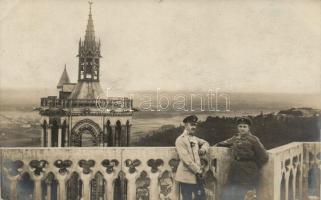 Laon, Blick von der Kathedrale auf Ardon / view with German soldiers