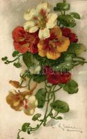 Flower litho s: C. Klein, Virág litho s: C. Klein