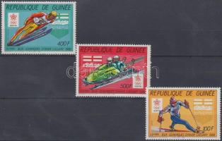 Winter Olympics 3 stamps from set, Téli olimpia sor 3 értéke
