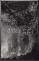 1955. november 10. Vass Imre barlang, Cyklopsok csarnoka, Holly Sándor felvétele, feliratozott, 18x11 cm