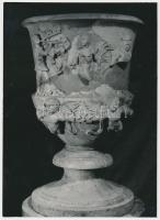 cca 1970 Szentpéteri Tibor: Római kori ásatások Budapesten, 6 db fotóból álló képriport, az egyik fe...