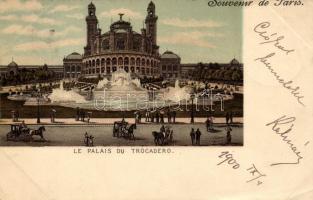 Paris, Le Palais du Trocadero, litho (fa)